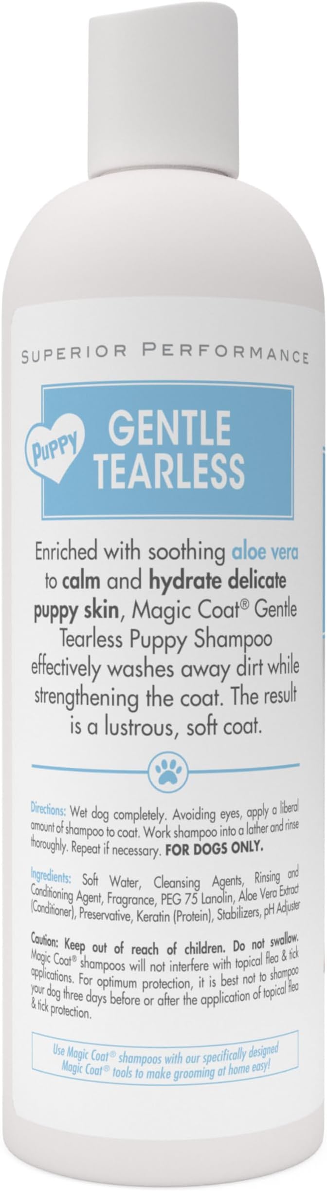 Four Paws Magic Coat Tearless Puppy Shampoo 16 Ounce (1 Count)