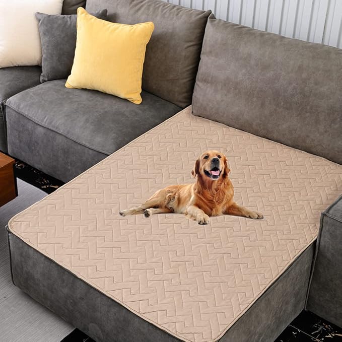 fuguitex Waterproof Dog Bed Cover Couch Cover for Pet Anti-Slip Cat Mat Pet Pad Blanket for Sofa Chair Recliner Bed Furniture Protrctor