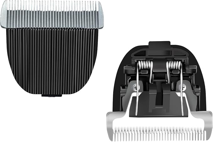 Audoc Dog Grooming Clipper Replacement Blades, Ceramic and Stainless Steel, Low Noise, Fits Oneisall Pet Clippers