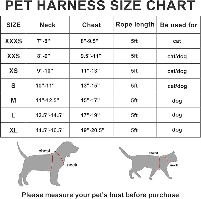 AMTOR Small Dog Harness with Leash Set, No Escape Easy Walk Puppy Harnesses for Training Walking, Step-in Reflective Soft Dogs Vest for XS S Medium Extra-Small Large Sized Dog(BlackYellow,M)