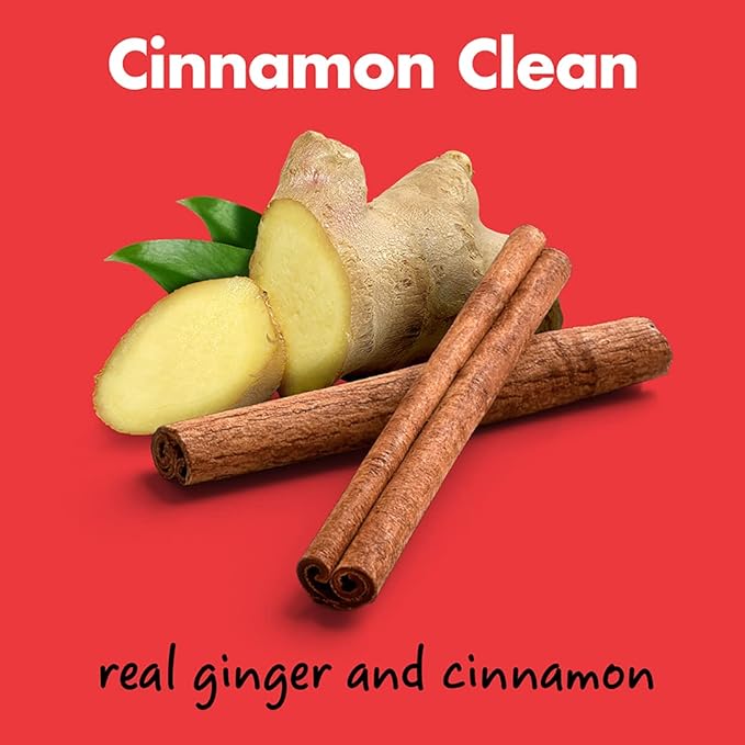 Chewsday Large Cinnamon Clean Daily Dental Dog Chews, Made in The USA, Natural Highly-Digestible Oral Health Treats for Healthy Gums and Teeth - 28 Count