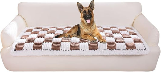Pet Couch Cover, Couch Cover for Dogs Washable,Durable Pet Couch Covers for Sofa,Pet Friendly Sofa Protector, Large Dog Furniture Shield, Easy Clean Dog Couch Cover(27.6X70.9In,Dark Coffee)