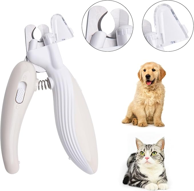 8.0 in 9CR Titanium Professional dog grooming scissors set,Grooming Scissors for Dogs Cats,Pet nail clippers,Shears, Straight,Curved,Thinning Shears,Comb for Full Body,Face, Nose,Ear,Paw