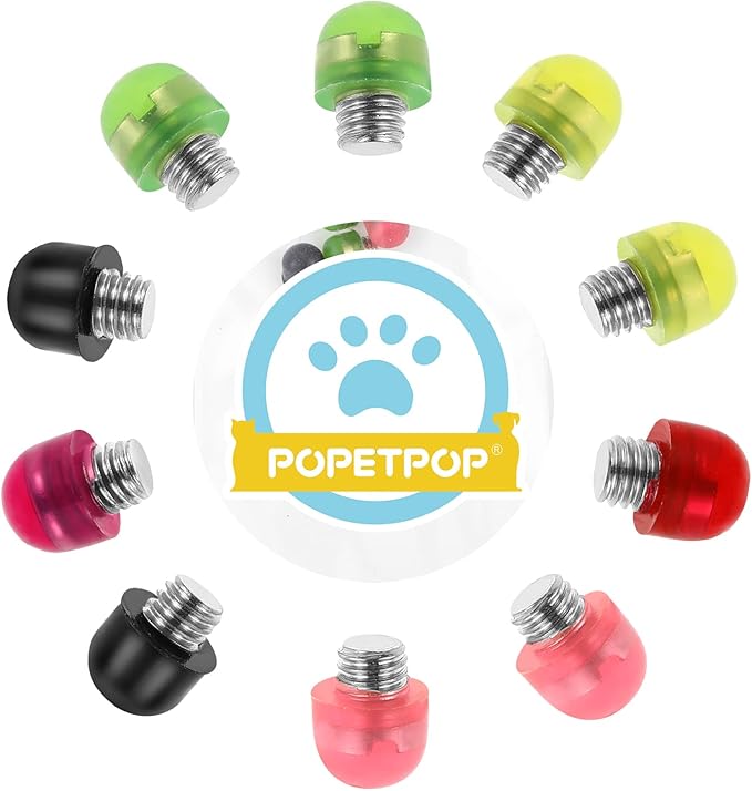 Silicone Grooming Scissors Silencers Replacement: Portable Grooming Scissor Bumpers 10pcs Silencer Parts (Random Color)