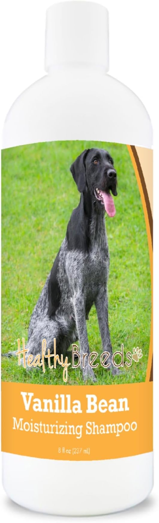 Healthy Breeds German Wirehaired Pointer Vanilla Bean Moisturizing Shampoo + Conditioner - with Vitamins A, D, E + Coconut Oil - 8 oz