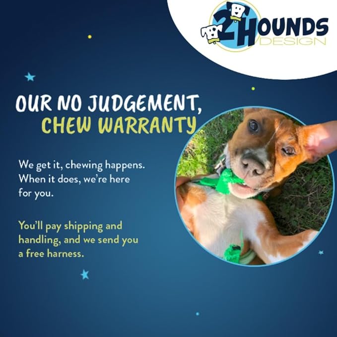 2 Hounds Design Freedom No Pull Dog Harness | Comfortable Control for Easy Walking |Adjustable Dog Harness and Leash Set | Small, Medium & Large Dogs | Made in USA | Solid Colors | 1" LG Tan