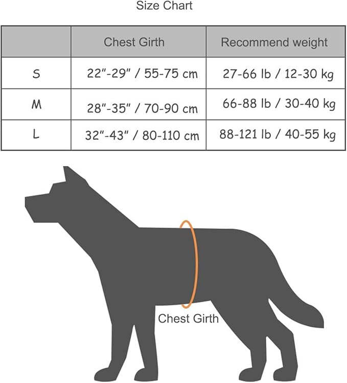 EXCELLENT ELITE SPANKER Dog Harness Tactical Military Dog Harness Adjustable No-Pull Dog Harness Training Hunting Dog Tactical Vest with Handle（BLK-L）