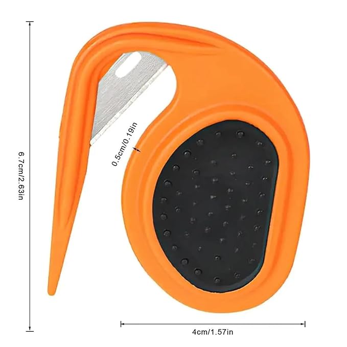 Knotting Comb for Cats and Dogs, Pet Knotting Comb for Medium to Long Hairs Removal, Pet Knotting Comb De Knotting Comb for Dog Pet Hair Removal Tool Cat Dog Grooming Comb Knot Remover,Orange