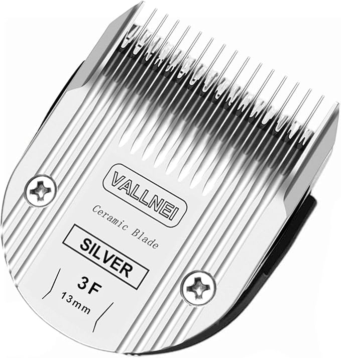 Detachable Adjustable Pet Dog Grooming Clipper 5-in-1 Blade Compatible with WAHL Professional Animal Blade Arco, Bravura, Chromado, Creativa, Figura, and Motion Pet, Dog, and Horse Clippers(3F)