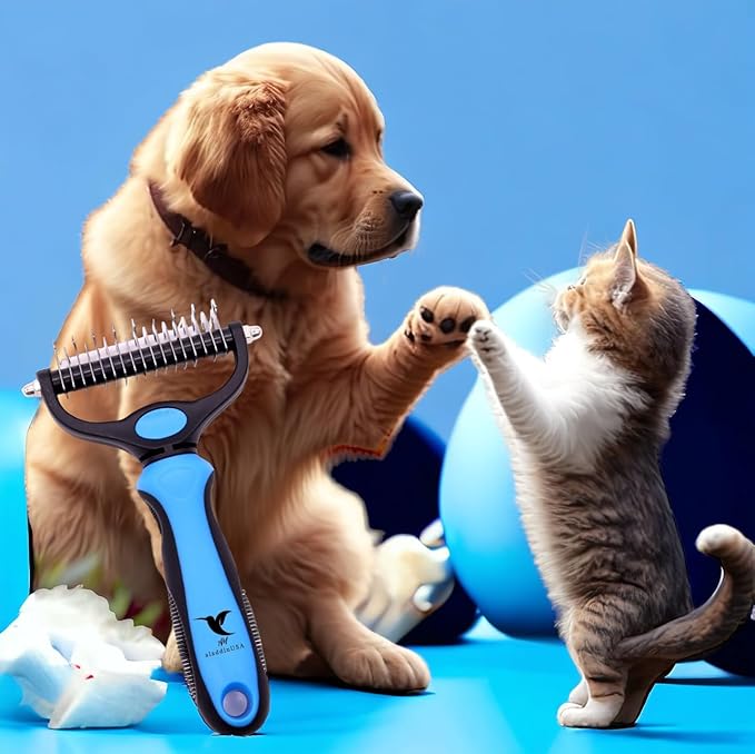 Pet Grooming Brush For Dogs and Cats.