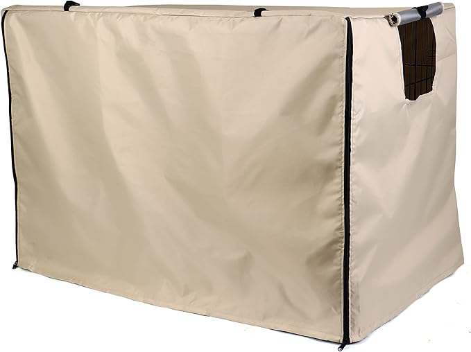 kefit Dog Crate Cover 42 inch, Kennel Cover for Dog Cage, Beige