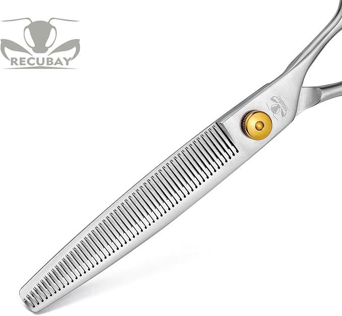 7.5" Thinning Dog Shear - Professional Blender Scissors for Medium Large Dogs, 35% Thinning Rate