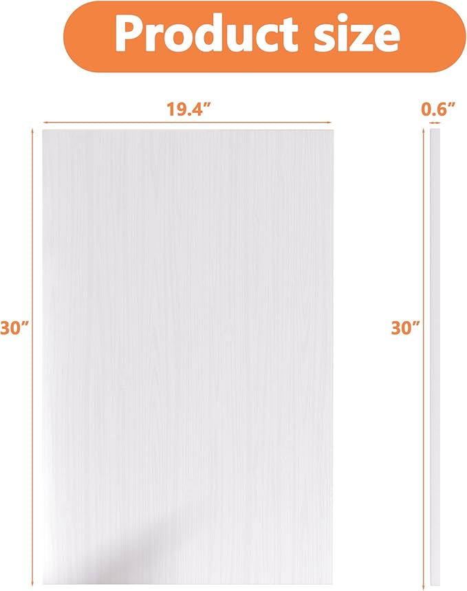 Piskyet Dog Crate Topper Wood Countertop for 48 42 36 30 24 inch Dog Cage, Dog Crate Cover,Dog Kennel Topper(Crate Not Include) (White, for 30 Inch Crate)