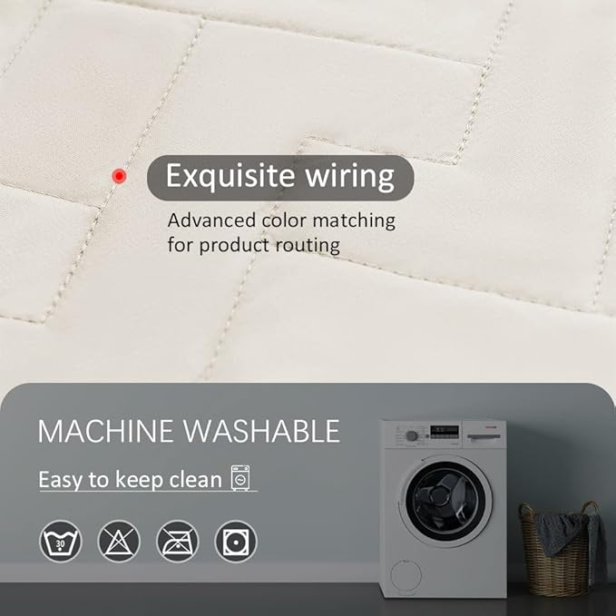 fuguitex Waterproof Dog Bed Cover Couch Cover for Pet Anti-Slip Cat Mat Pet Pad Blanket for Sofa Chair Recliner Bed Furniture Protrctor