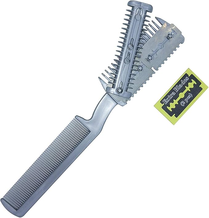 Dependable Industries inc. Essentials 2 Pack Pet Hair Trimmer 2 in 1 Cutter and Comb Grooming Set