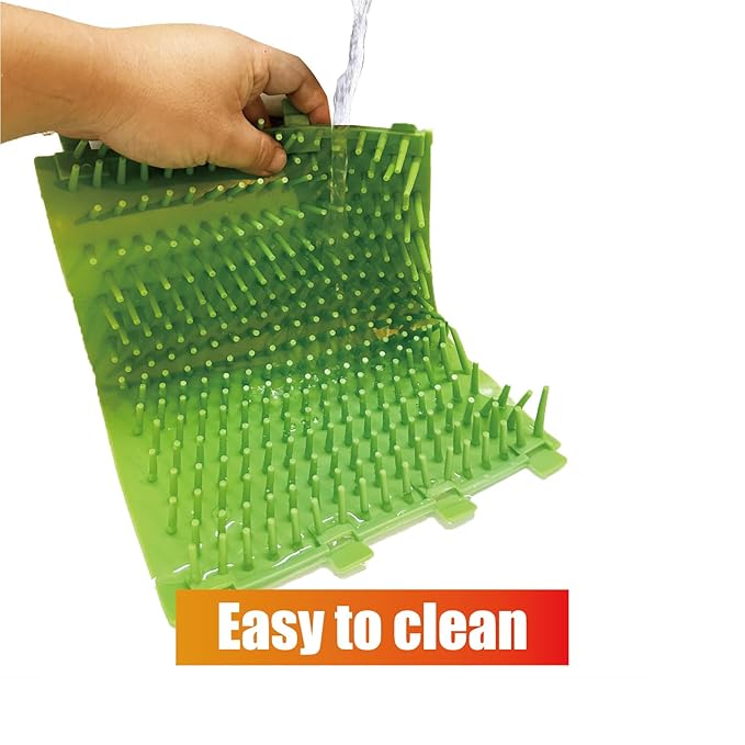 Portable Dog Paw Washer with Handle - Large 9 inch Green Paw Cleaning Solution