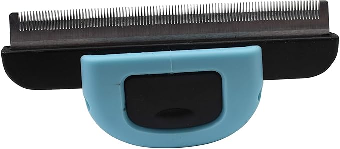 Deshedding Pet Grooming Comb, Blue, Large