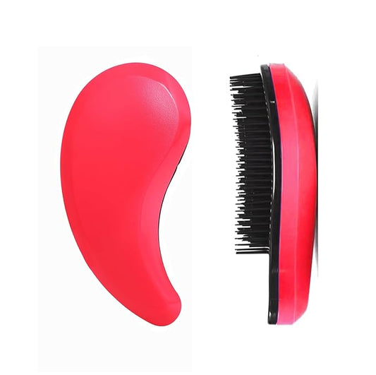 Small Dog Brush - Puppy Hair Brush- Grooming Tool for Teddy, Yorkies, Maltese, Shih Tzu, Chihuahua (Rose Red)