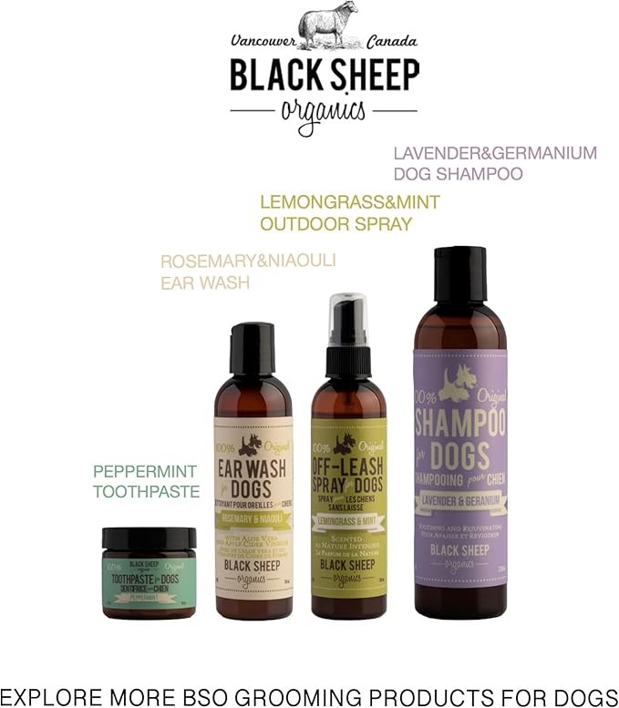 Pine&Fir Deodorizing Dog Shampoo - for Oily or Dry Dog Skin-Natural Ingredients with Organic Essential Oils- Made in Canada