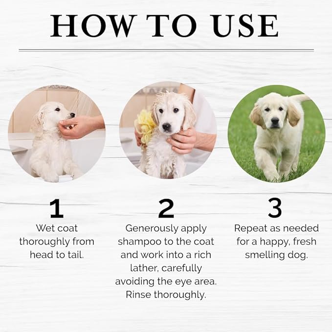 5-in-1 Itch Relief Puppy Shampoo - Tearless Shampoo for Puppies Cleanses, Soothes, Refreshes and Moisturizes While Offering Itch Relief, 480ml