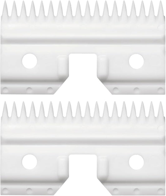 XCEL Ceramic Coarse Pet Replacement Cutter Blade Compatible with Andis, Oster A5 and Walh KM Series (2 Pack)