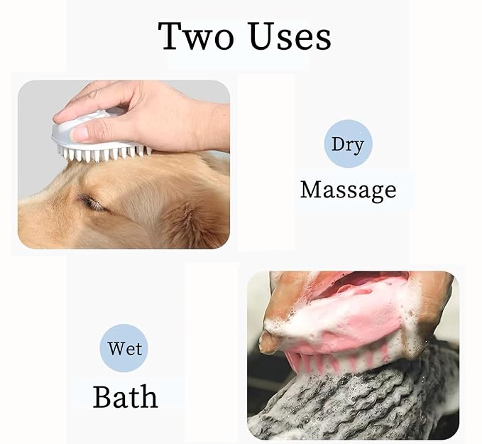 Grooming Brush for Small Dogs - Ideal for Shih Tzus, Yorkies, and Maltipoos - Gentle Puppy Hair Brushes for Effective Grooming - (Rose Gold)