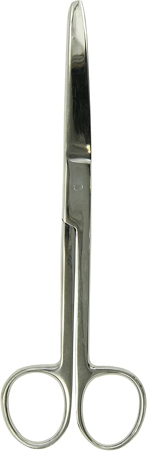 Surgical Scissors S/B 6.5-Inch Curved Stainless Steel Curved Beveled Edge