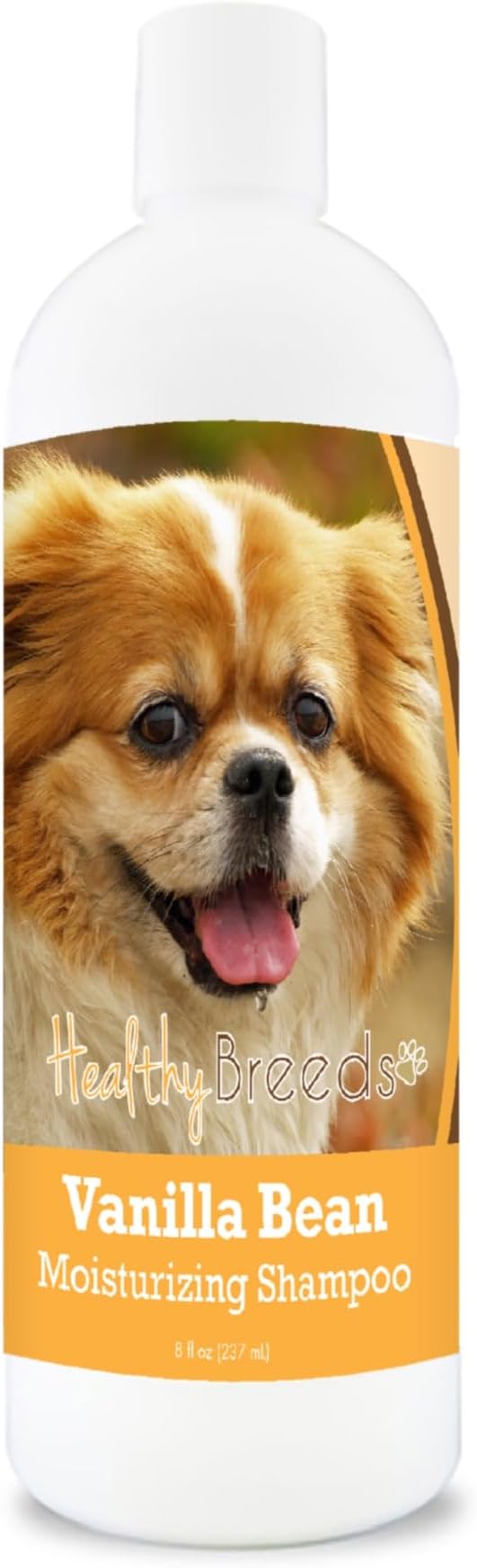 Healthy Breeds Tibetan Spaniel Vanilla Bean Moisturizing Shampoo + Conditioner - with Vitamins A, D, E + Coconut Oil - 8 oz