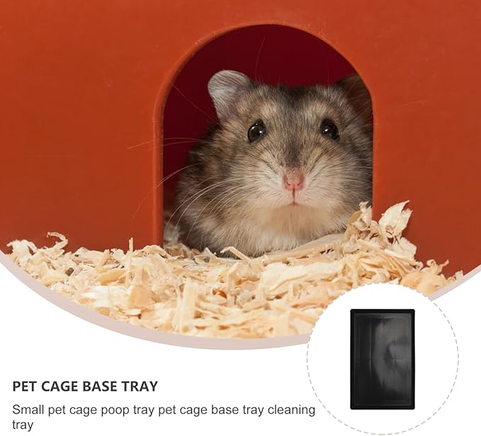 POPETPOP Plastic Pet Cage Base Tray Replacement Poop Tray for Cat Dog and Cages Accessory for Easy Cleaning and Management