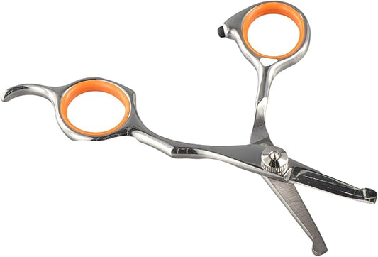 Leadigol Pet Grooming Scissors Stainless Steel Professional Dog Hair Scissors Portable Round Head Round Head Pet Hair Scissors Cleaning