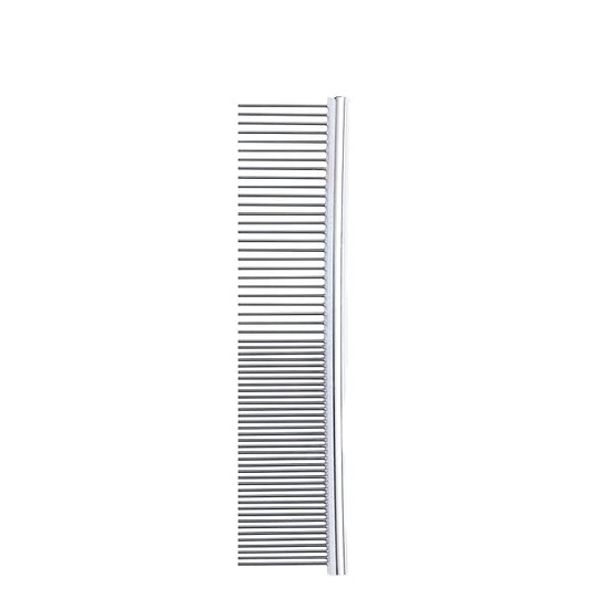 Pet Combs for Dog and Cat, Stainless Steel Grooming Comb with Different Spaced Teeth.