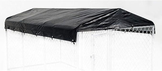 Dog Kennel Cover - WeatherGuard™ Large All Season Dog Run Cover & Roof - Perfect Fit for Lucky Dog 5ft. X 15ft. Outdoor Cages and Pens (5ft. X 15ft)