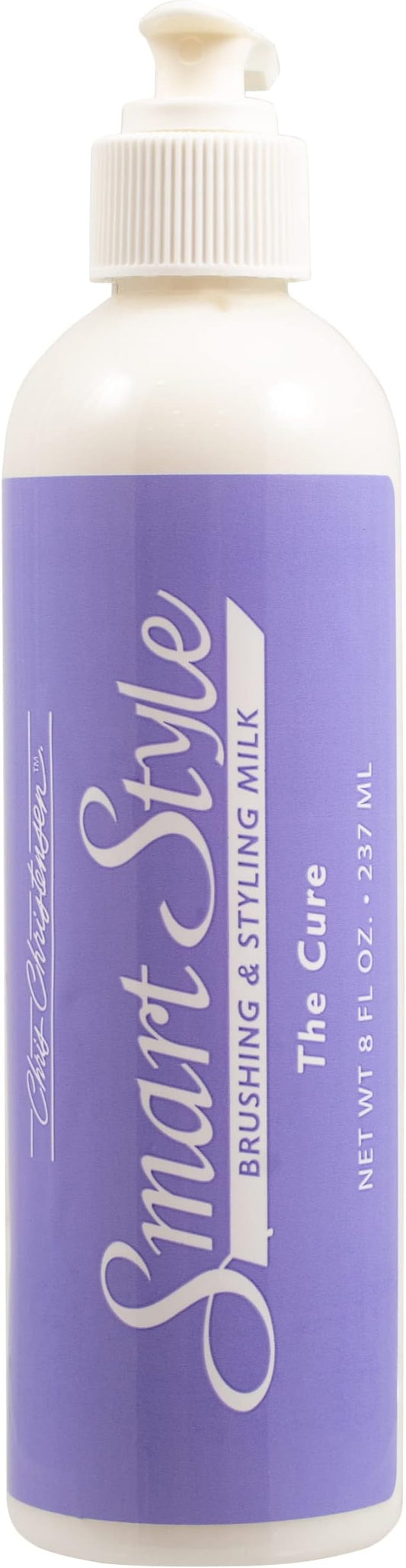 Chris Christensen Smart Style The Cure Brushing & Styling Milk, Dog Conditioner, Groom Like a Professional, 8 oz