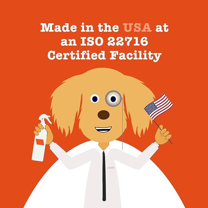 Hydrating Leave-in Spray for Dogs | Organic Coconut & Argan Oil Formula | Conditioner Substitute | Detangler, Dematting & Shine Enhancer | Skin & Coat Care | USA-Made - 7.1 oz