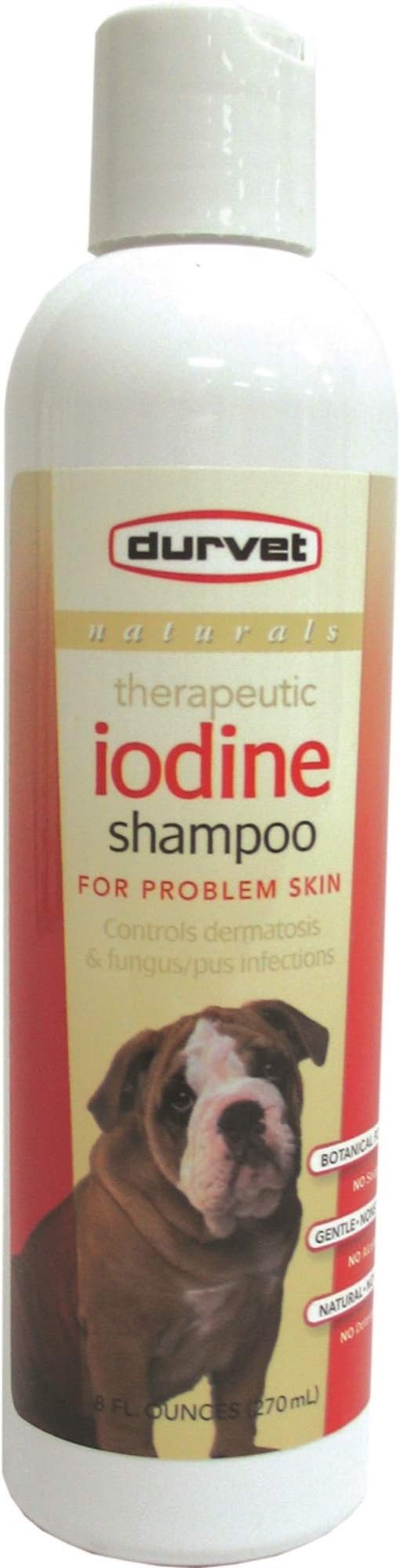 Durvet Naturals Iodine Shampoo, 8-Ounce