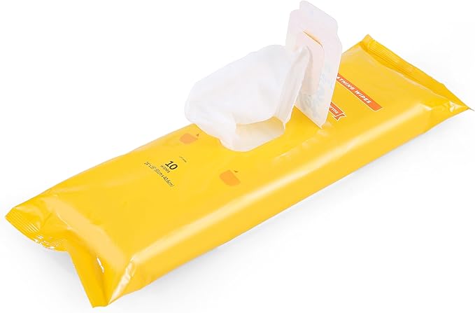 Wet Ones for Pets Multipurpose XL Disposable Pet Bathing Wipes, 10ct, Tropical Splash Scent | Dog Cleaning Wipes, Extra Large Disposable Dog Wipes, Scented Dog Wipes