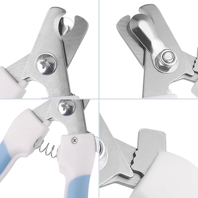 Dog & Cat Pets Nail Clippers and Trimmers with Safety Lock/Protective Guard to Avoid Over Cutting for Professional Grooming Tool for Pets