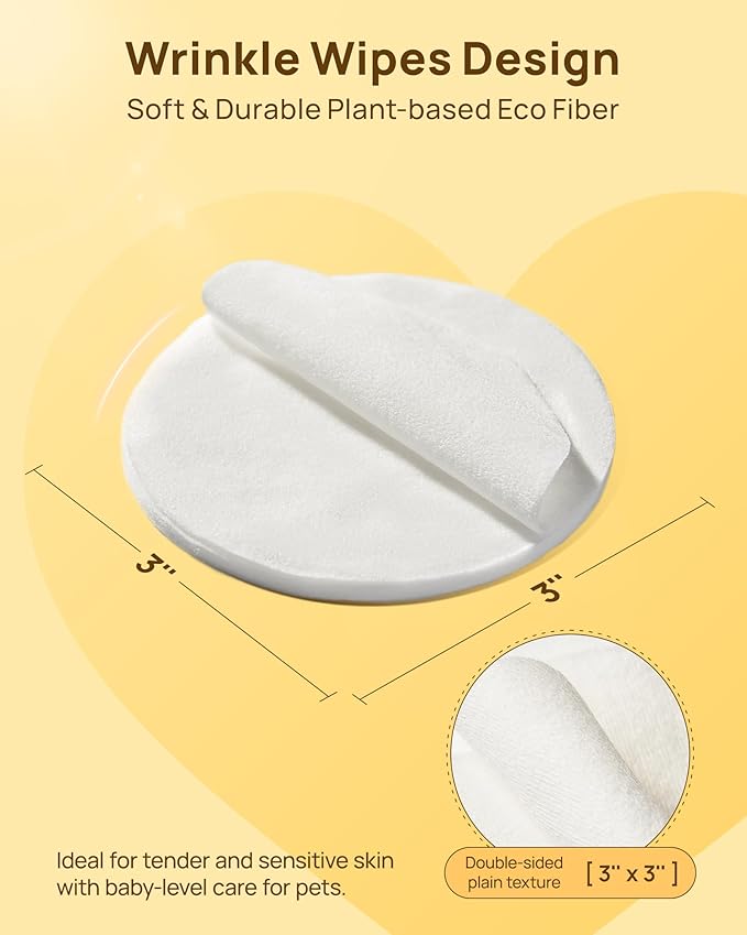 HICC PET Wrinkle Wipes 100 Count - VINE8