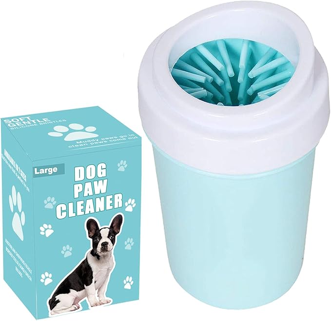 Portable Silicone Paw Washer for Large/Petite Dogs - Easy to Use & Clean, Nice Packing