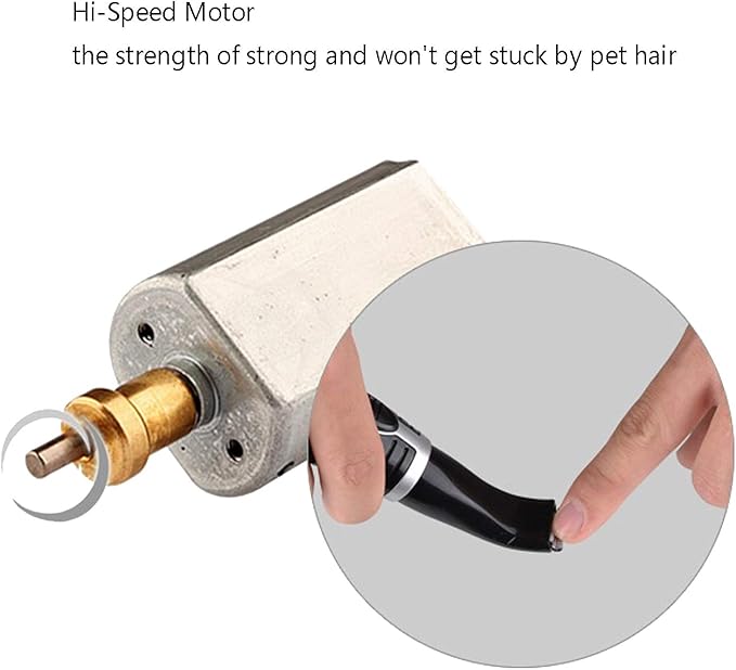 Dog Clippers, Cordless Cat and Small Dogs Clipper, Low Noise Electric Pet Trimmer, Dog Grooming Clippers for Trimming The Hair Around Paws, Eyes, Ears, Face, Rump …