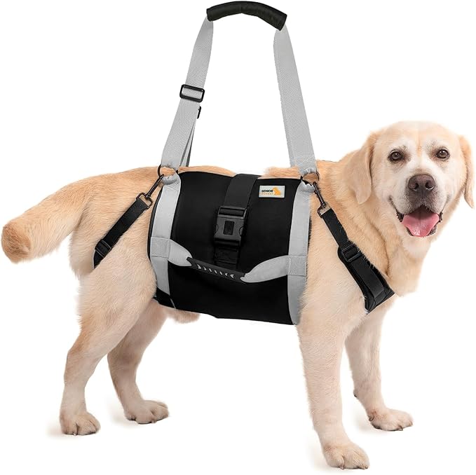 Dog Lift Harness for Large Dogs,Full Body Dog Sling Carrier with Handle,for Up Stair/Back Legs Support/Dogs Joint Injuries/Arthritis