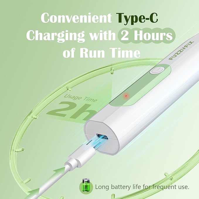 Dog Paw Trimmer with LED Light, Low Noise Hair Trimmer for Dogs Type-C Rechargeable Grooming Kit Dog Grooming Clippers for Paws, Eyes, Ears, Face, Rump