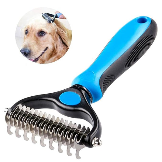 Pet Hair Remover Comb Double Sides Blades