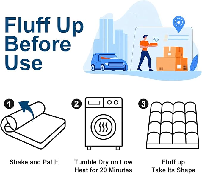COONP Twin Mattress Topper, Extra Thick Pillowtop, Cooling Plush Mattress Pad Cover Bed Topper Protector with 8-21 Inch Deep Pocket (Grey, Twin)