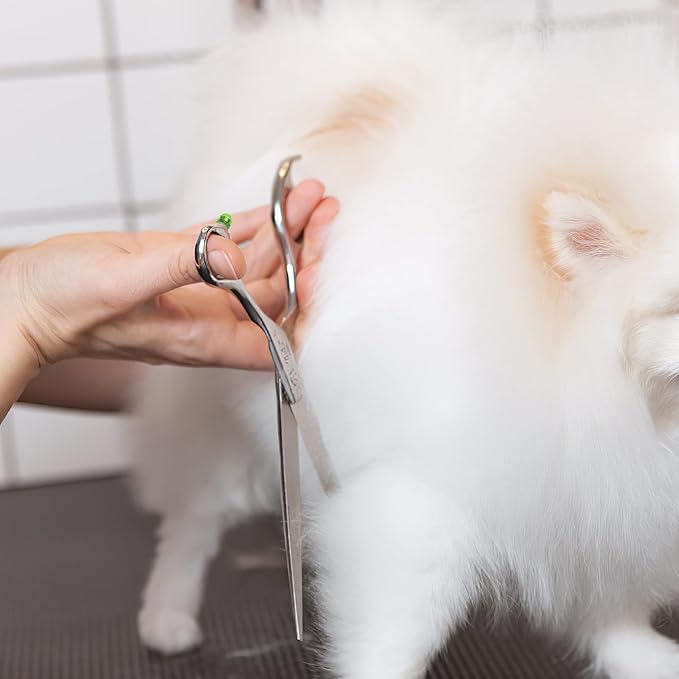 Silicone Grooming Scissors Silencers Replacement: Portable Grooming Scissor Bumpers 10pcs Silencer Parts (Random Color)