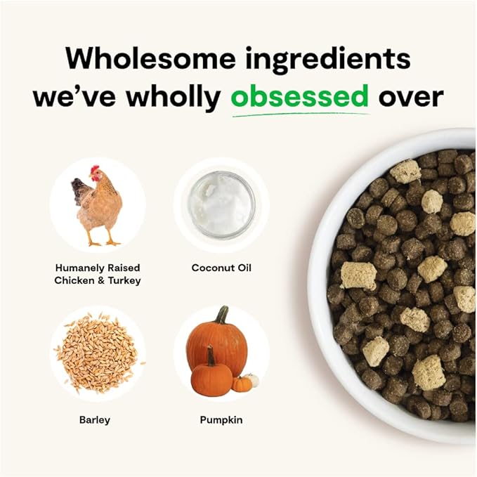 Open Farm RawMix Ancient Grains Prairie Recipe for Dogs, Includes Kibble, Bone Broth, and Freeze Dried Raw, Inspired by The Wild, Humanely Raised Protein and Non-GMO Fruits and Veggies, 3.5 lb