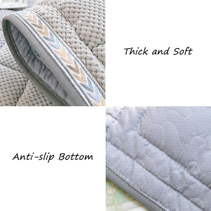 Dog Couch Cover Protector, Couch Cover for Dogs Washable, Pet Couch Covers for Sofa, Non Slip Dog Bed Sofa Cover (Gray, 27.6" x 82.7")