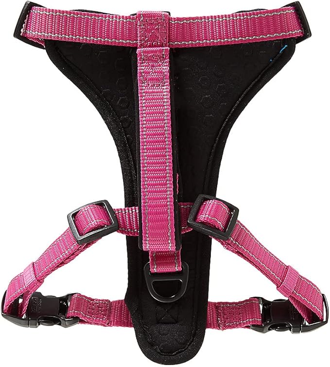 KONG Max Ultra Durable Neoprene Padded Chest Plate Dog Harness Offered by The Barker Company (Pink, XL)