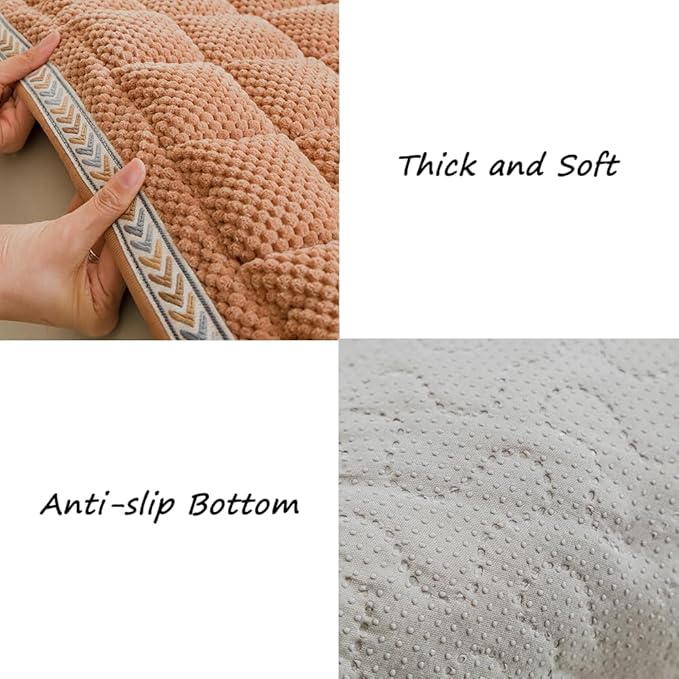 Dog Couch Cover Protector, Couch Cover for Dogs Washable, Pet Couch Covers for Sofa, Non Slip Dog Bed Sofa Cover (Drown, 27.6" x 70.9")