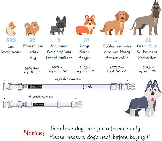 Maca Bates Plaid Blue Dog Collar with Checkered Bow Bowtie for Grid Dogs Bows Tie Adjustable Breakaway Collars Birthday Gift Colar for Small Medium Large XL Girl Boy Male Female Puppy Pets